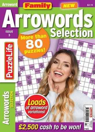 PuzzleLife Family Arrowords Selection Magazine