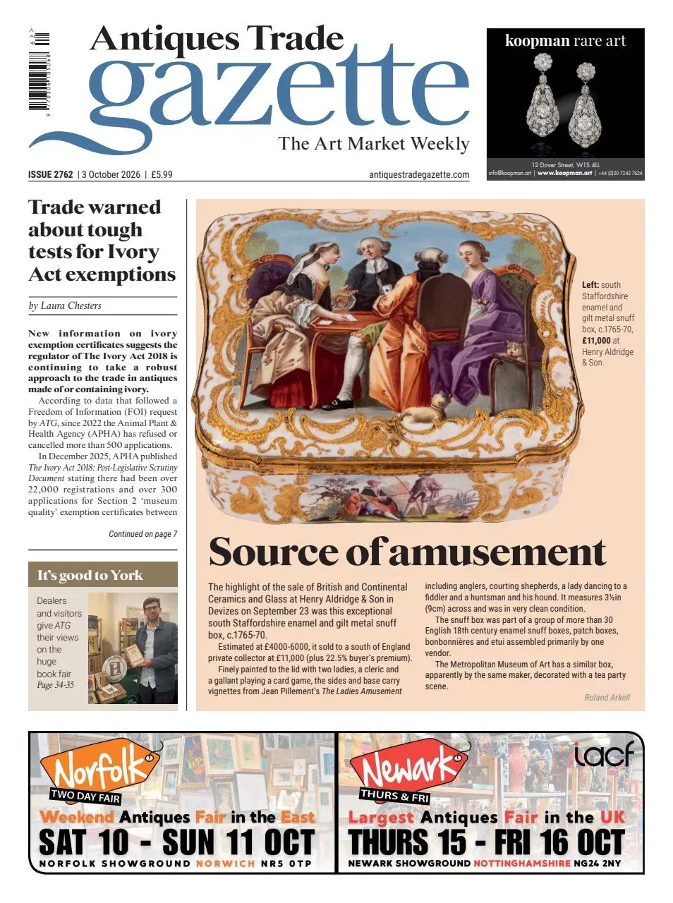 Antiques Trade Gazette Magazine