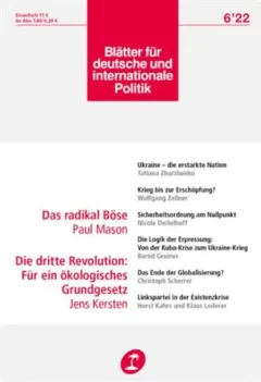 Blätter Für und Internationale Politik (alemán)