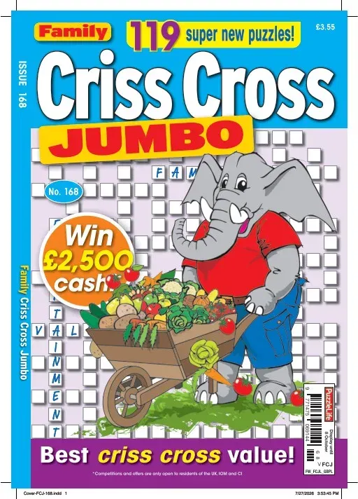 Family Criss Cross Jumbo Magazine