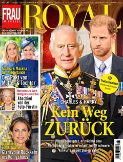 Frau im Spiegel Royal (alemán)