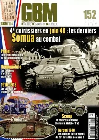 Guerres blindés et matériels – GBM (francés)