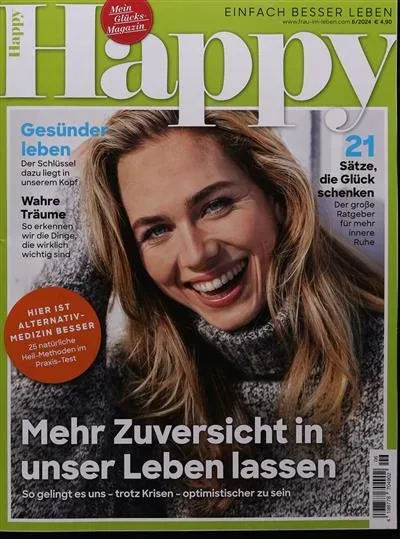 Happy Frau im Leben (alemán)