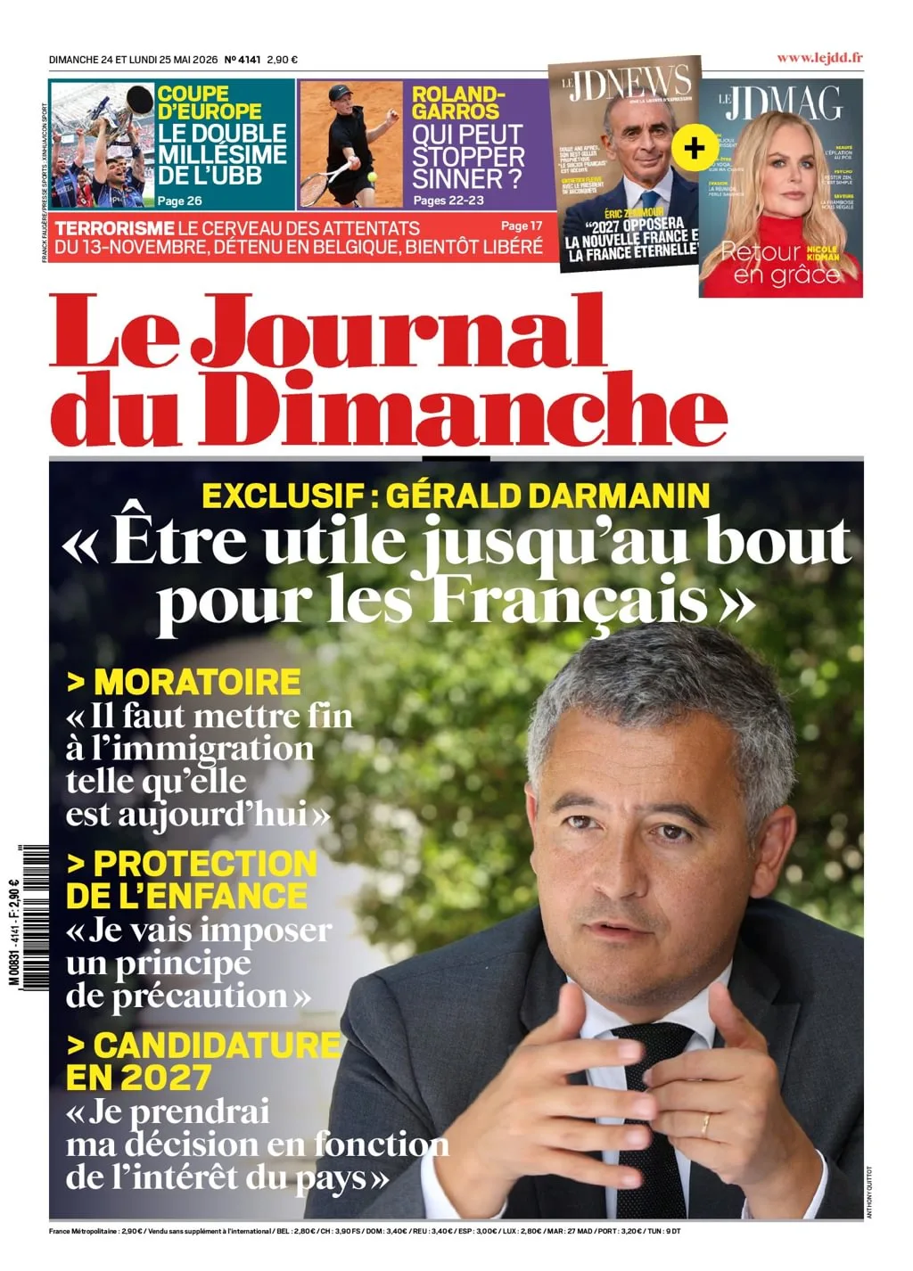 Le Journal du Dimanche Newspaper (francés)