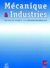 Mécanique et industries (francés) 1