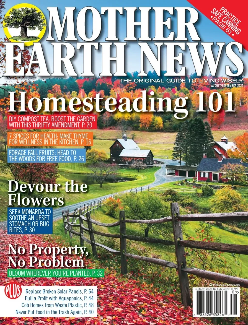 Mother Earth News Magazine