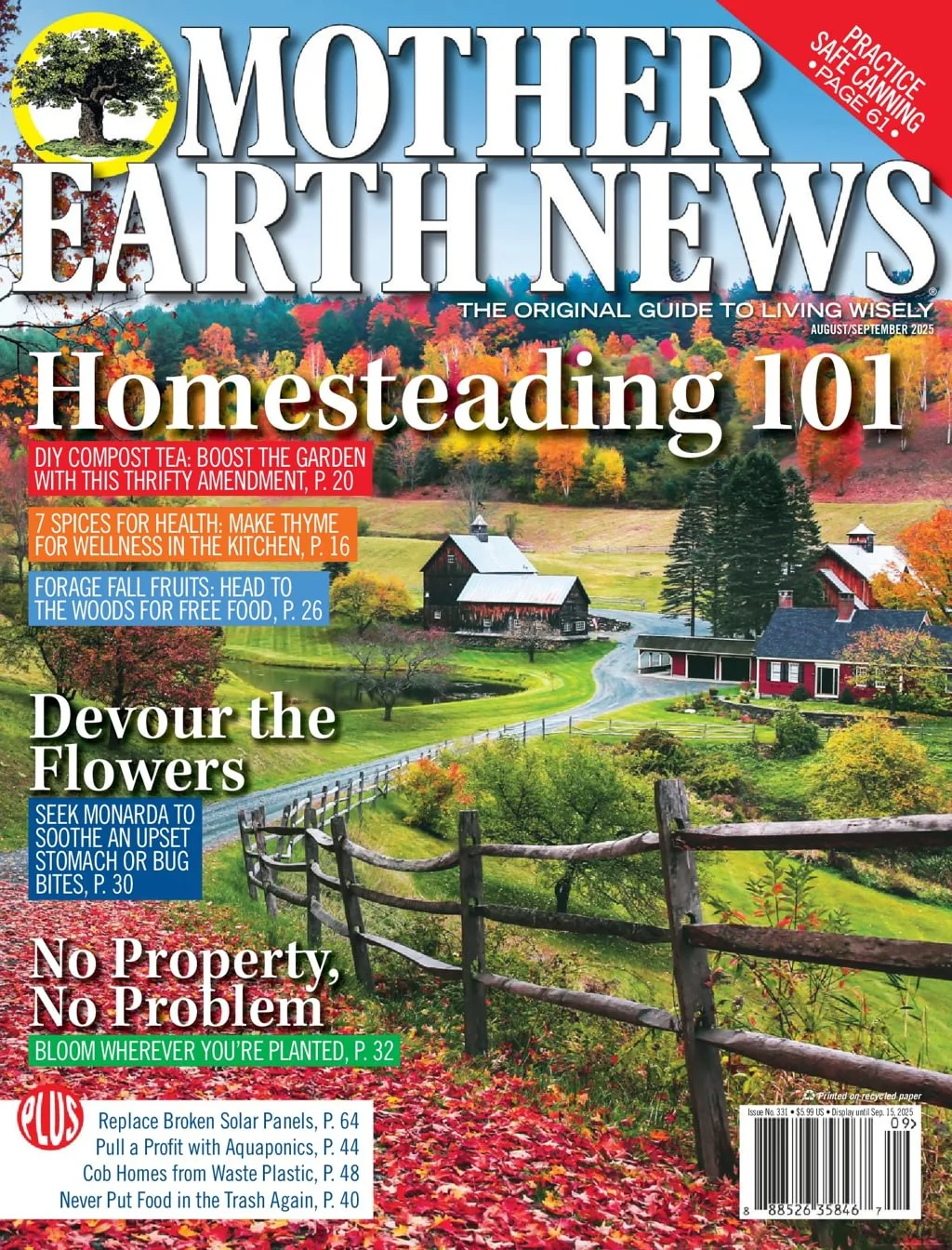 Mother Earth News Magazine