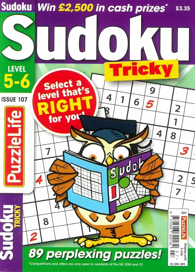 Puzzlelife Sudoku Tricky 5-6 Magazine 1