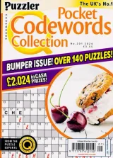 Puzzler Q Pocket Codewords Collection Magazine 1