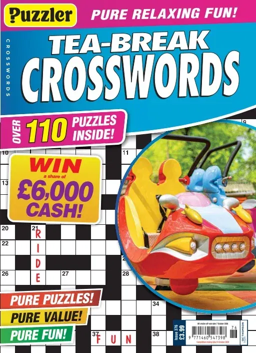 Puzzler Tea-Break Crosswords Magazine