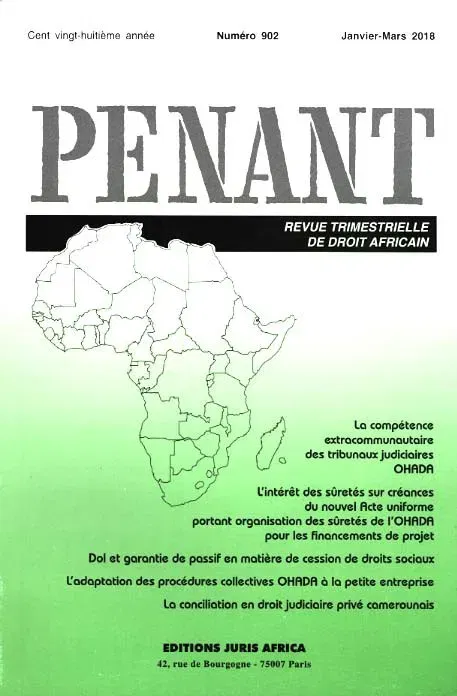 Revue Le Recueil penant (francés)