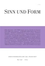 Sinn und Form (alemán) 1