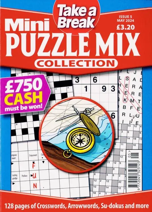 Take a Break Mini Puzzle Mix Collection Magazine 1