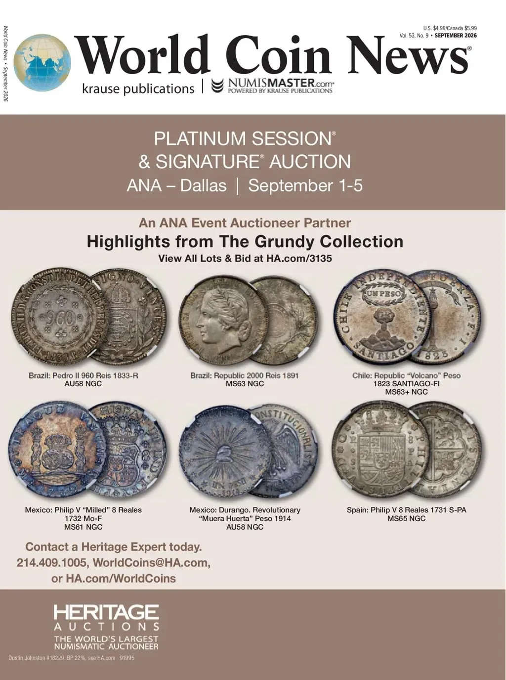 World Coin News Magazine